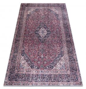 ANDRE prateľný koberec Vintage - orientálny, bordó / sivá, rozmer 120x170 cm