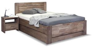 Posteľ s úložným priestorom ARION 2, 140x200, masív buk