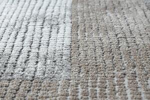Moderný koberec NOBLE 9730 67 vzor rámu vintage, krémovo/ béžový