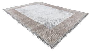 Moderný koberec NOBLE 9730 67 vzor rámu vintage, krémovo/ béžový