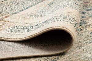 Vlnený koberec OMEGA MAMLUK Rozeta, vintage, krémový