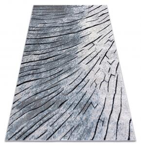 Moderný koberec COZY 8874 Timber, drevo, sivo / modrý