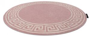 Okrúhly koberec HAMPTON Grecos, Grécky ružový