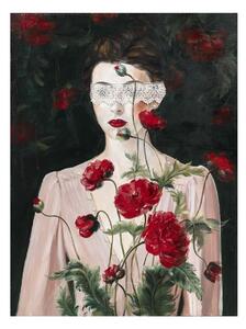 Obrazy, plátna Signes Grimalt Obrázok Žena S Ružami