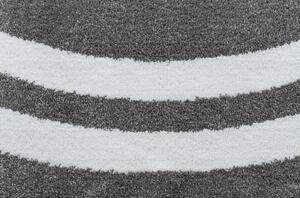 Okrúhly koberec HAMPTON Lux sivý