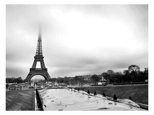 Fototapeta Eiffelova veža v oblakoch - Paris: Eiffel Tower - 200x154