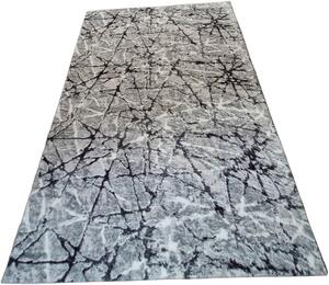 HU Sivý koberec Plush Deluxe Sivý mramor Rozmer: 50x80 cm