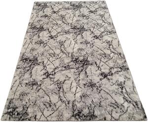 HU Sivo-biely koberec Plush Deluxe Mramor Rozmer: 50x80 cm