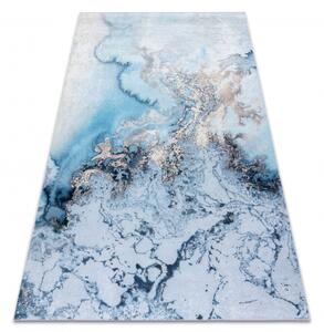 ANDRE prateľný koberec Mramor 2248 - modrý