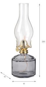 Brilagi - Petrolejová lampa MERLIN dymovo-šedá