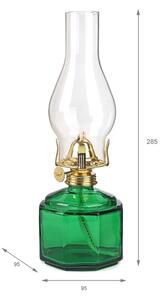 Brilagi - Petrolejová lampa MERLIN zelená