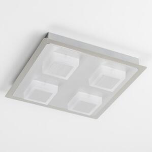 LED stropné svietidlo 4xLED/5W/230V 3000K 28x28 cm matný chróm