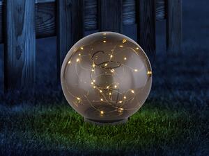 Globo solárne svetlo LED solárne svetlo 30x 0,06W teplá biela IP44 plast 30cm 33806