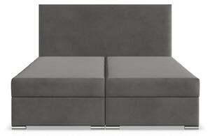 Manželská posteľ ZONZA Velvet 140×200 cm sivá