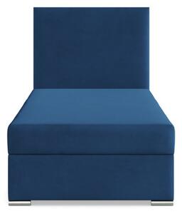 Čalúnená posteľ ZONZA Velvet 90×200 cm tmavomodrá
