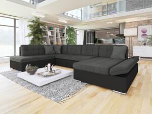 Mirjan24 Rohová sedacia súprava Genero Sale, Dostupné poťahy: ekokoža Soft 011 + Lux 06 + Lux 5, Strana: pravá U 5902928813906