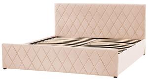 Manželská posteľ 180 cm Rhett (béžová) (s roštom a úložným priestorom). Vlastná spoľahlivá doprava až k Vám domov. 1075601