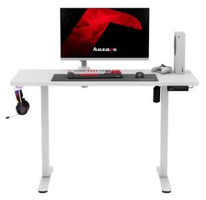 Elektrický výškovo nastaviteľný herný stôl Hero 8.1 biely