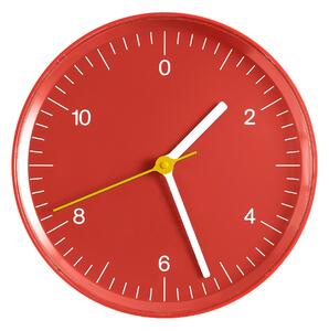 Nástenné hodiny Wall Clock, Red – HAY