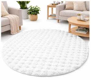 Koberec Rabbit Bubble biely kruh