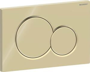 Ovládacie tlačidlo Geberit Sigma01 plast mosadz lesk 115.770.DT.5