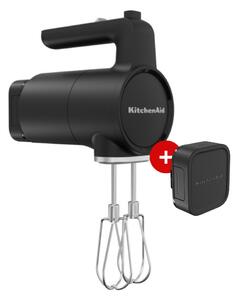 Bezdrôtový ručný šľahač KitchenAid 5KHMR762BM GO, s batériou