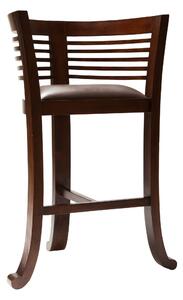 Barová stolička trojnohá Čokoládová