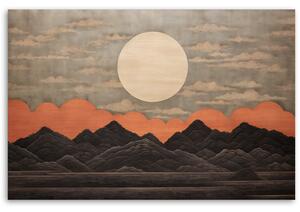 Obraz na plátne Západ slnka v Japonsku Rozmery: 60 x 40 cm