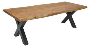 Jedálenský stôl MAMUT X 200 cm - prírodná