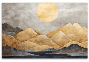 Obraz na plátne Japonská krajina zlatých hôr Rozmery: 60 x 40 cm