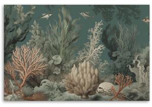 Obraz na plátne Koraly a ryby Rozmery: 60 x 40 cm