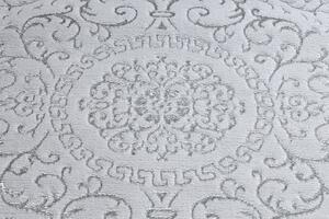 Moderný MEFE koberec 8373 Ornament, sivý