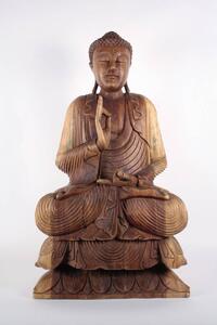 Soška Buddhy dřevěný 100cm