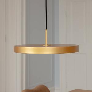 UMAGE LED závesné svietidlo Asteria Medium, mosadzová farba Ø 43 cm, Mosadz / zlato, Obývacia izba / jedáleň, Hliník, Dizajn, Závesné svietidlo