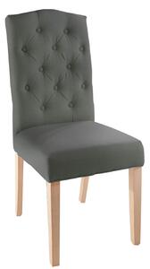 Jedálenská stolička KASTLE - svetlosivá