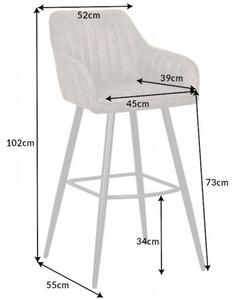 Barová stolička NEAPOL - taupe