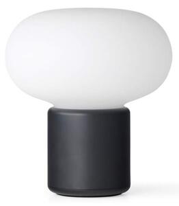 New Works Prenosná stolná lampa Karl-Johan, cold black 22011