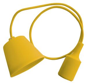 V-TAC Silikónová závesná lampa (12 farieb), Žltá