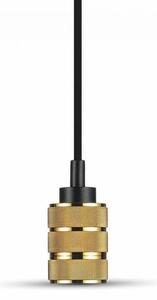 V-TAC Zlatá závesná lampa s nastaviteľnou dĺžkou kábla