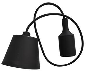 V-TAC Silikónová závesná lampa (12 farieb), Čierna