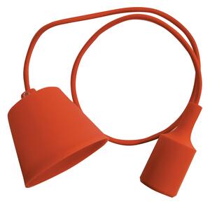 V-TAC Silikónová závesná lampa (12 farieb), Oranžová