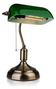 V-TAC Zelená stolná lampa banker