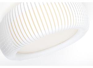 Stropné svietidlo STRIPES 2xE27/40W/230V pr. 55 cm biela/krémová