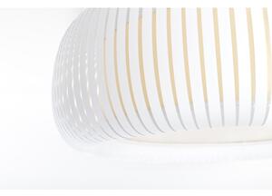 Stropné svietidlo STRIPES 2xE27/40W/230V pr. 55 cm biela/krémová