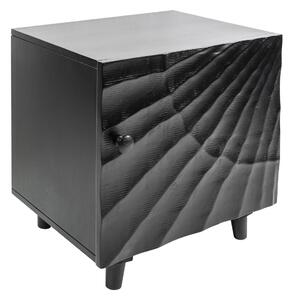 Nočný stolík MATIS 50 cm - čierna