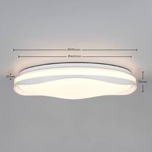 Reality Leuchten Stropné LED svetlo Pavo, sivé, plastové, RGBW, diaľkové ovládanie, Hliník / sivá / zinok, Obývacia izba / jedáleň, Plast, Moderný, Závesné svietidlo