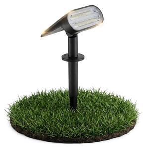LED solárna lampa 2 v 1 LED/3,7 V 1200 mAh IP54 čierna