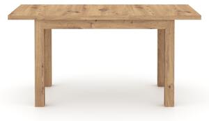 Rozkladací jedálenský stôl DOO 120/160x75 cm dub artisan