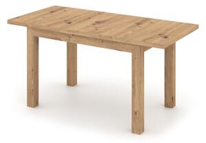 Rozkladací jedálenský stôl DOO 120/160x75 cm dub artisan