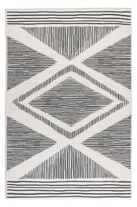 Obojstranný koberec Elle Decoration GEMINI Rhombus čierny